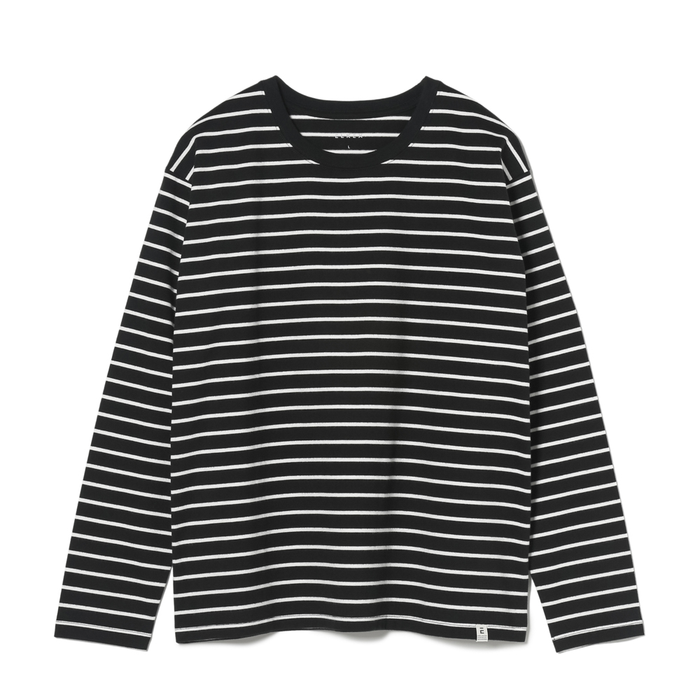 L/S STRIPED TEE CREW