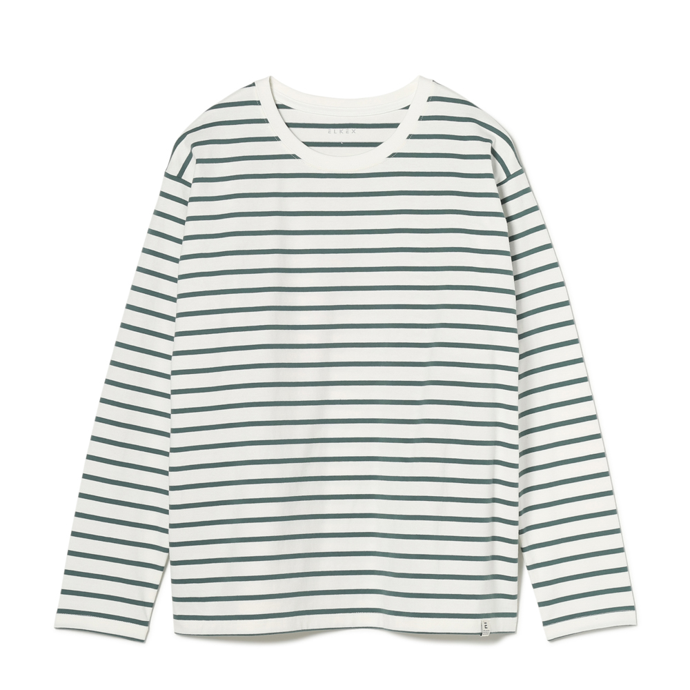 L/S STRIPED TEE CREW