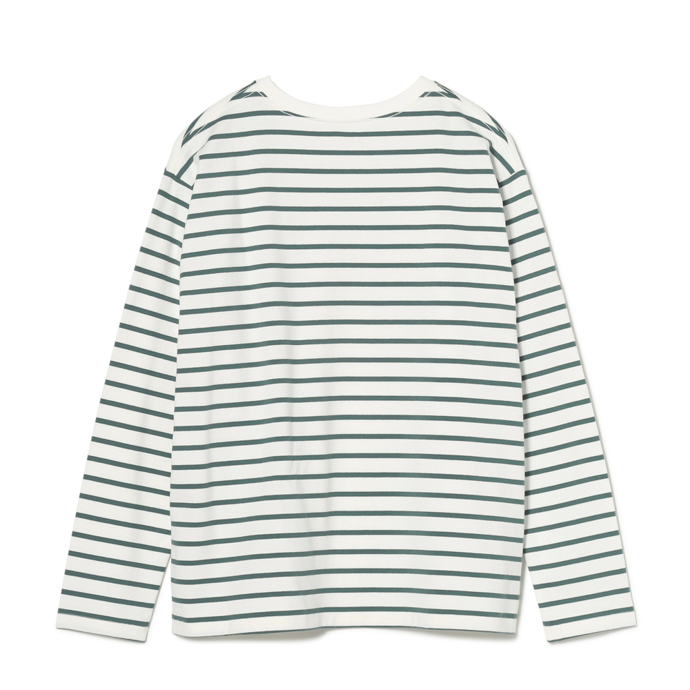 L/S STRIPED TEE CREW