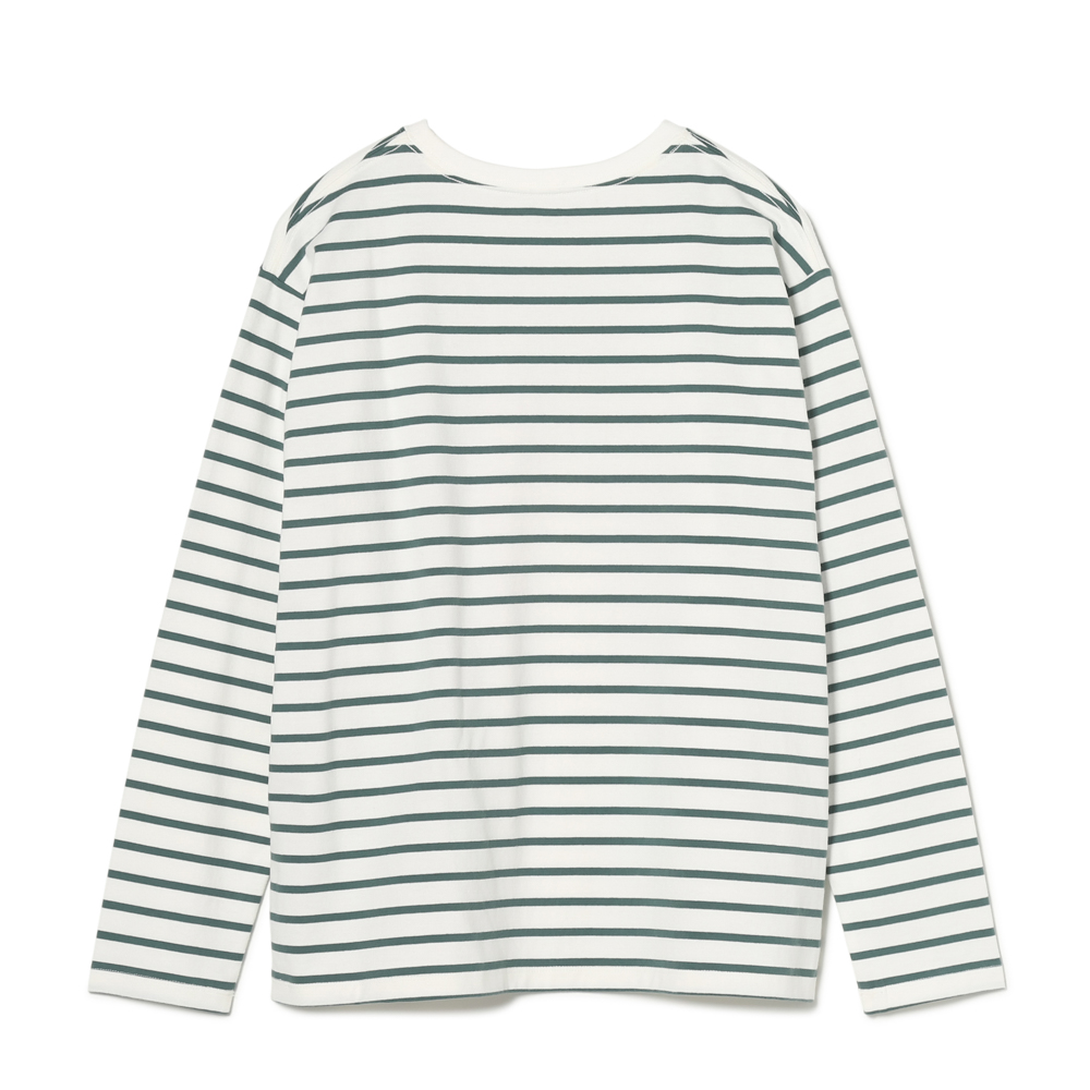 L/S STRIPED TEE CREW