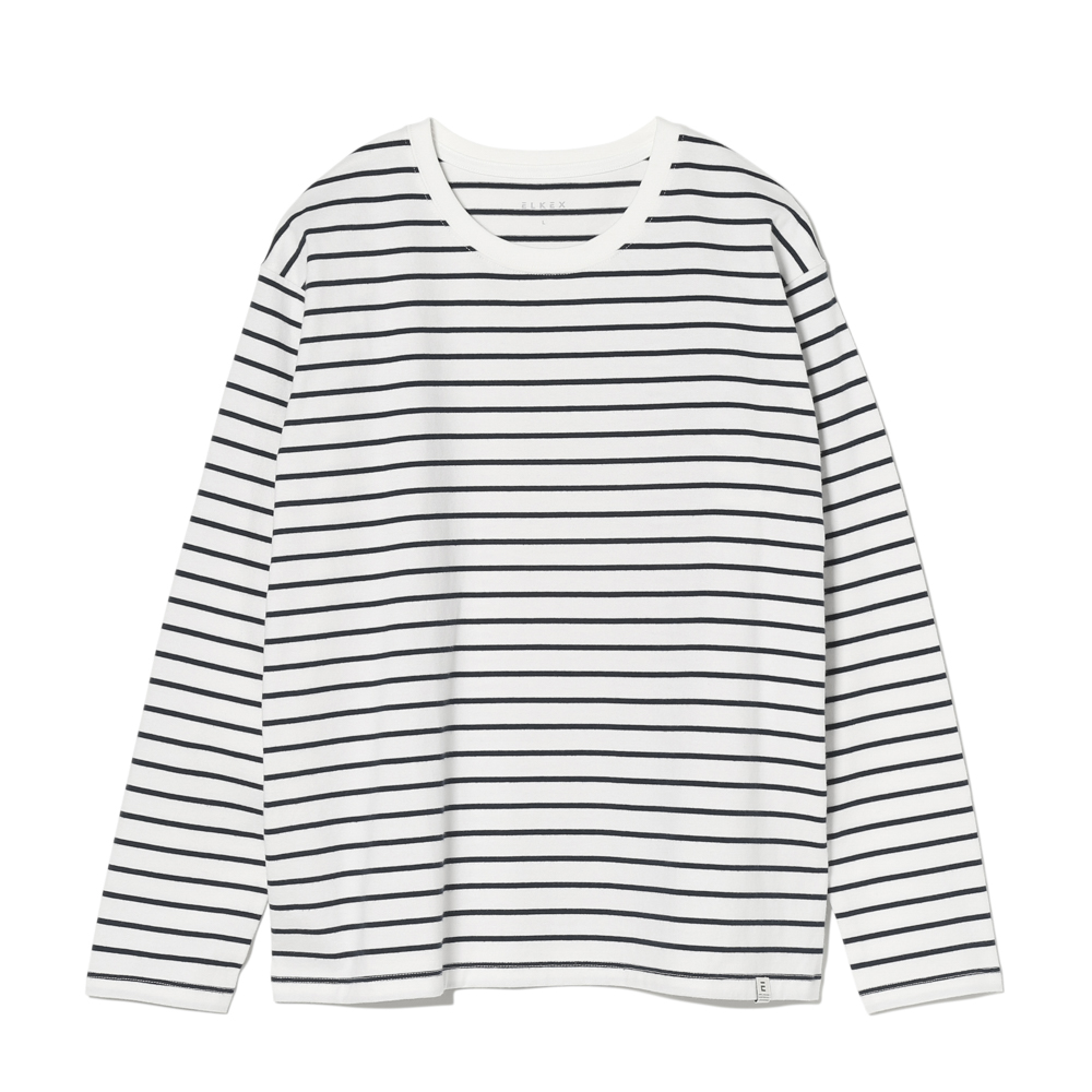 L/S STRIPED TEE CREW