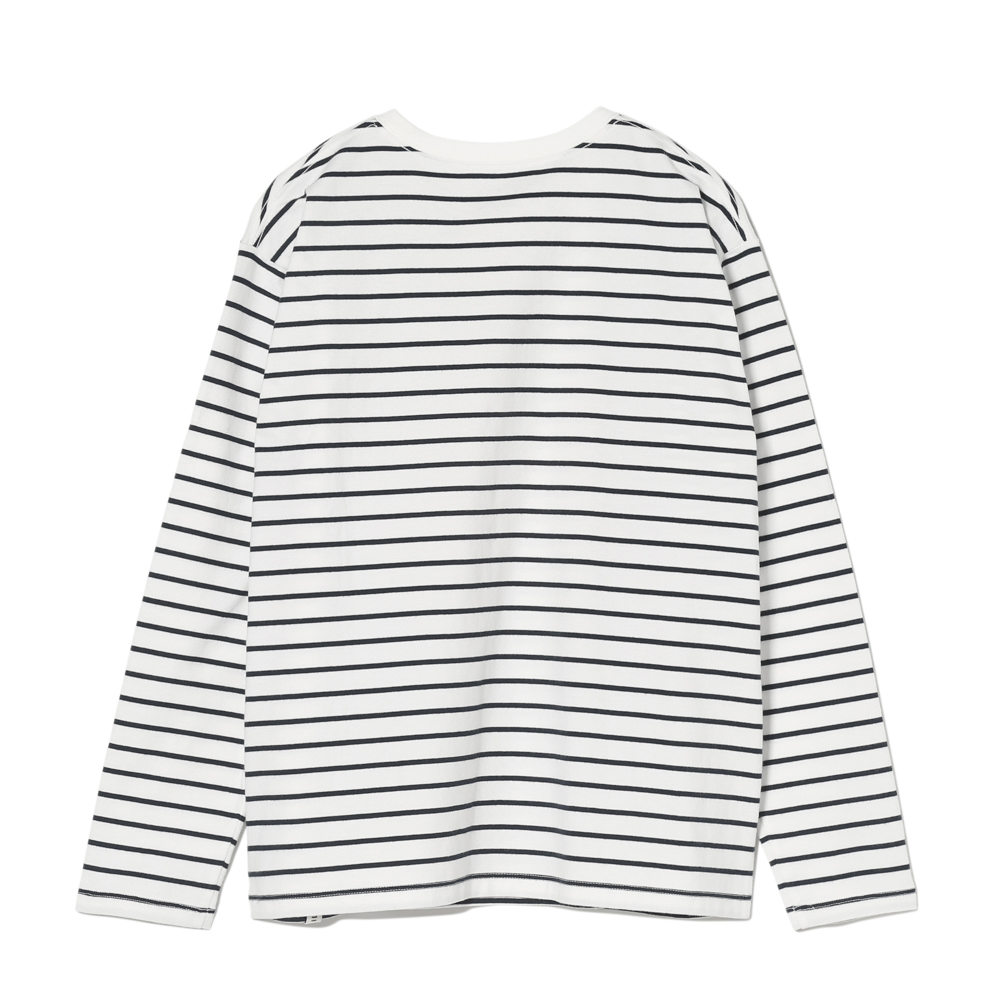 L/S STRIPED TEE CREW