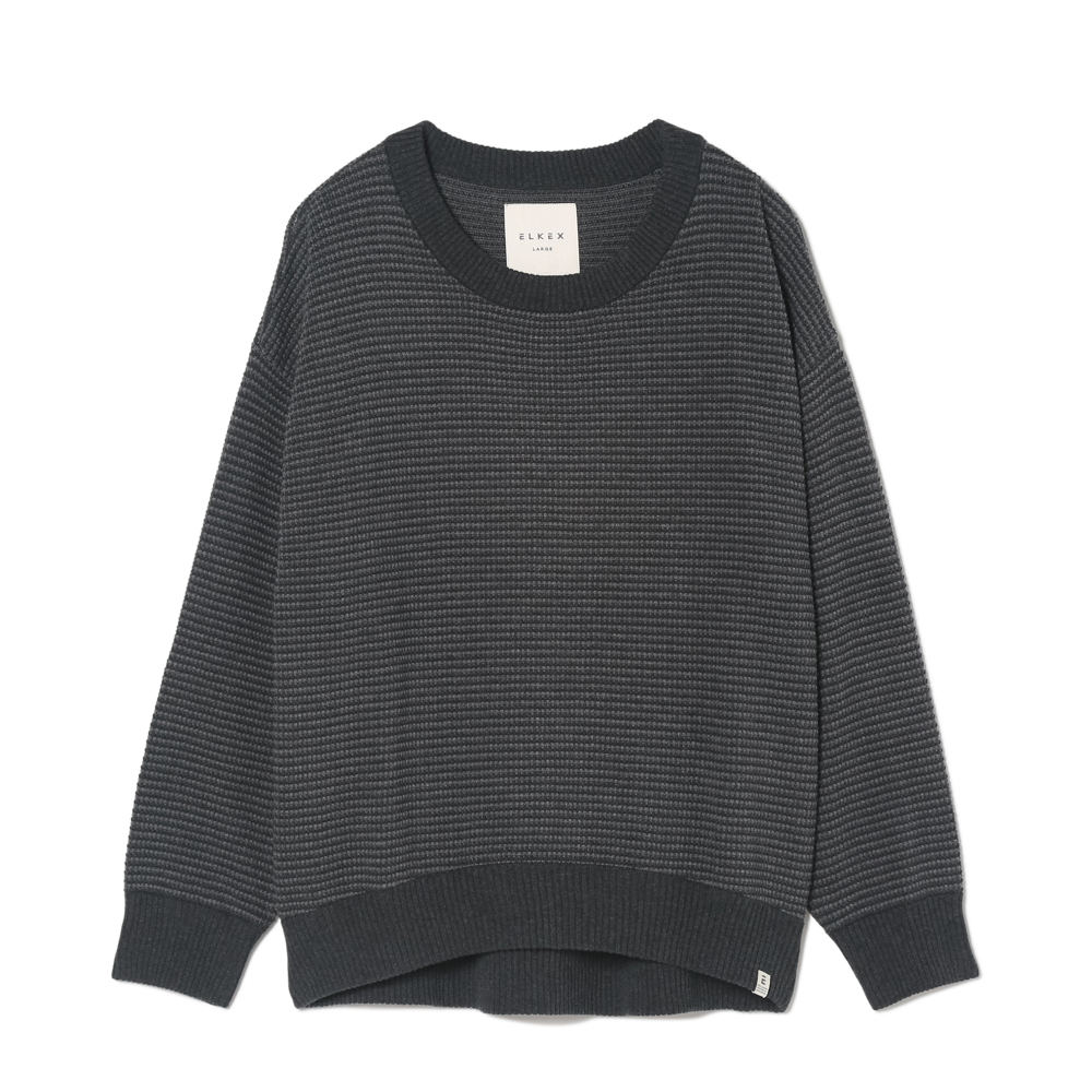 L/S PIQUE KNIT CREW