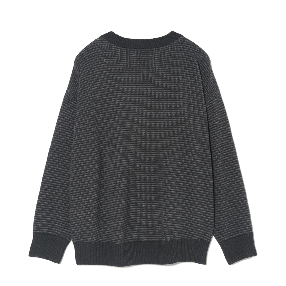 L/S PIQUE KNIT CREW