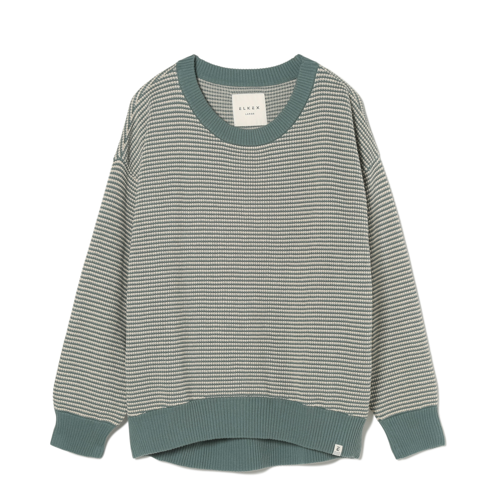 L/S PIQUE KNIT CREW