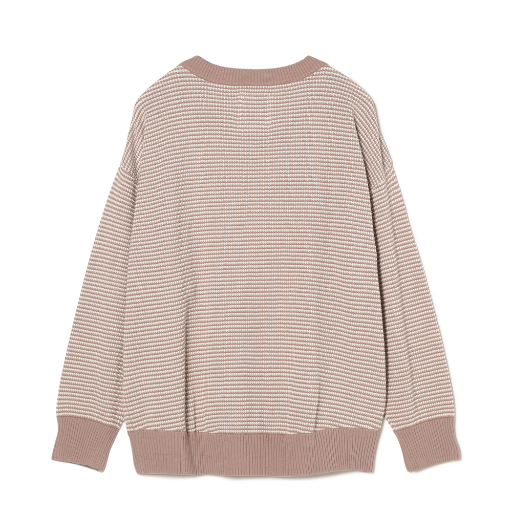 L/S PIQUE KNIT CREW