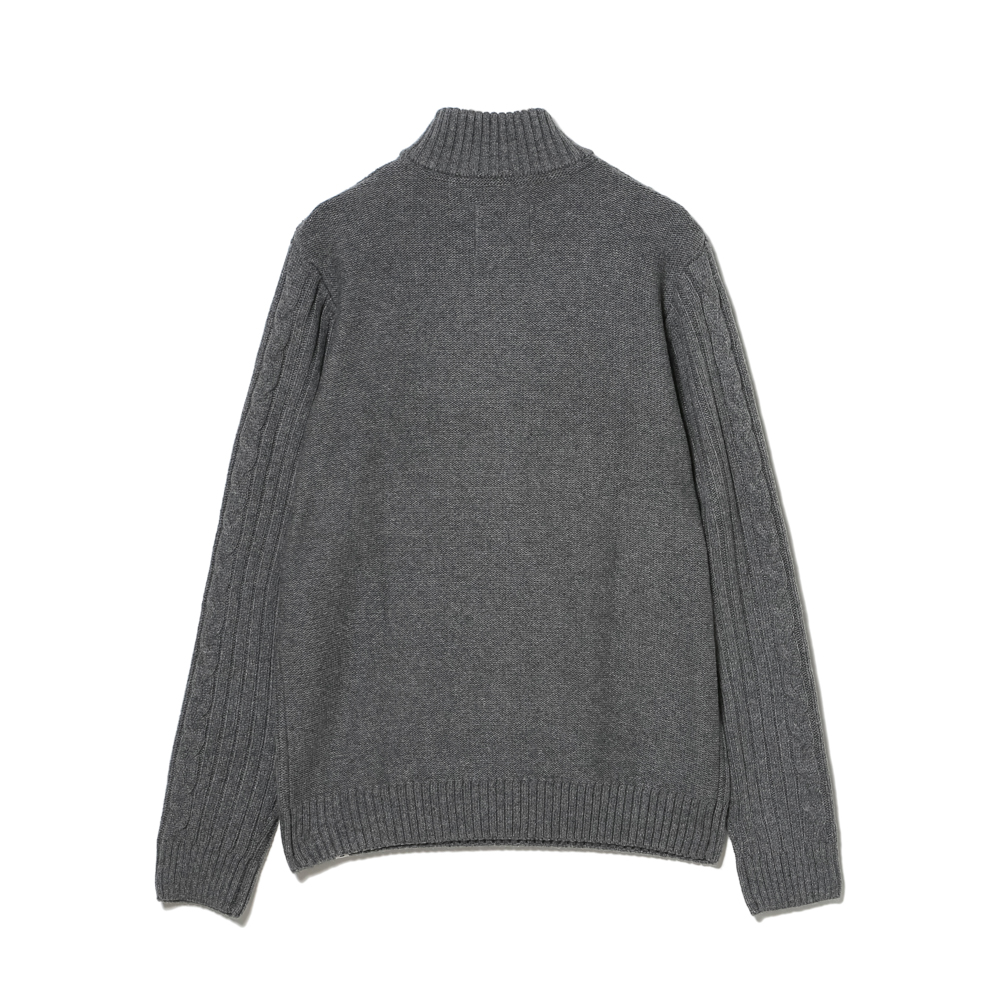 KNIT STAND HALF ZIP