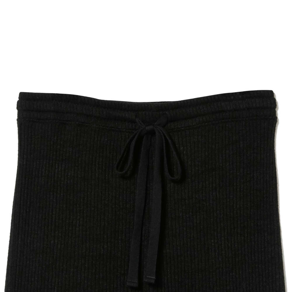 RIB WIDE PANTS