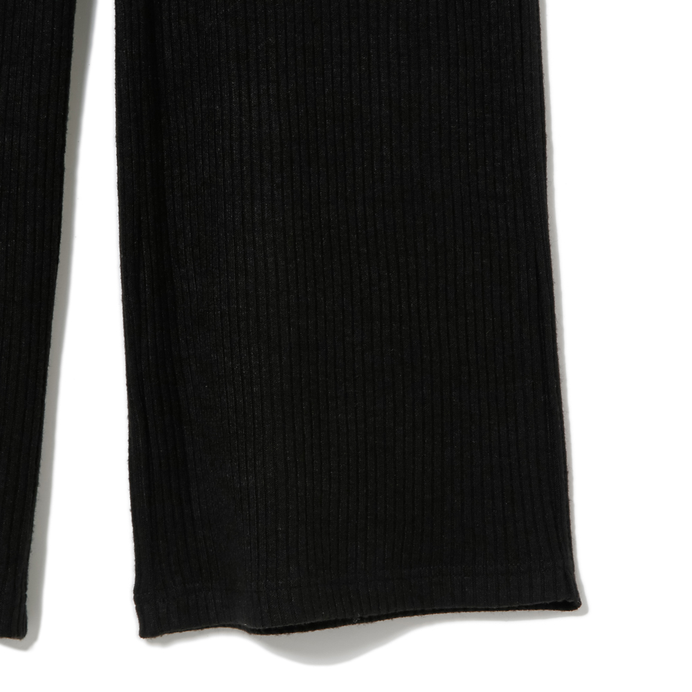 RIB WIDE PANTS