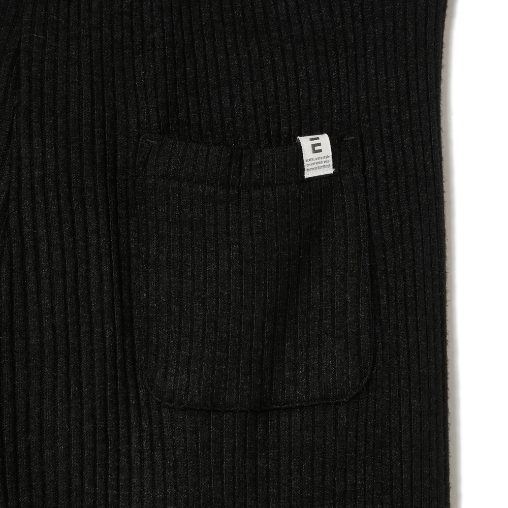 RIB WIDE PANTS