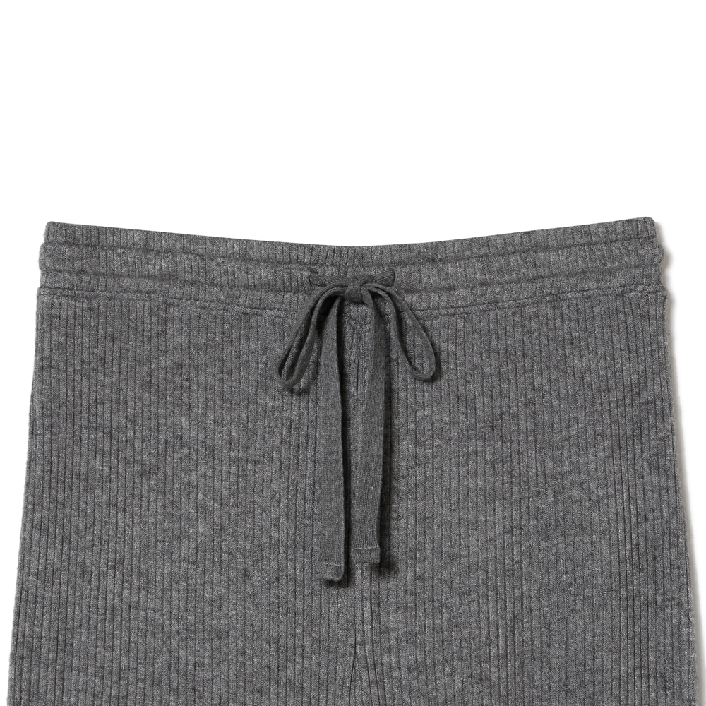RIB WIDE PANTS