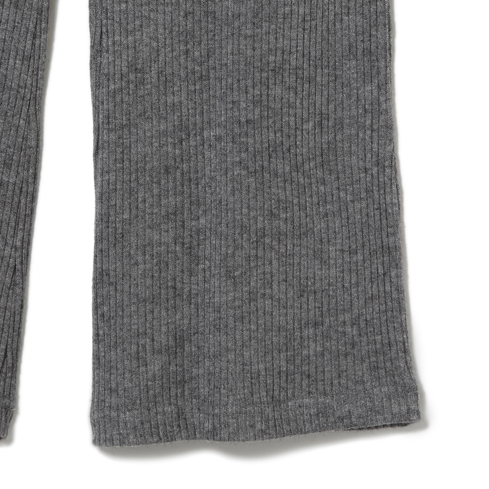RIB WIDE PANTS