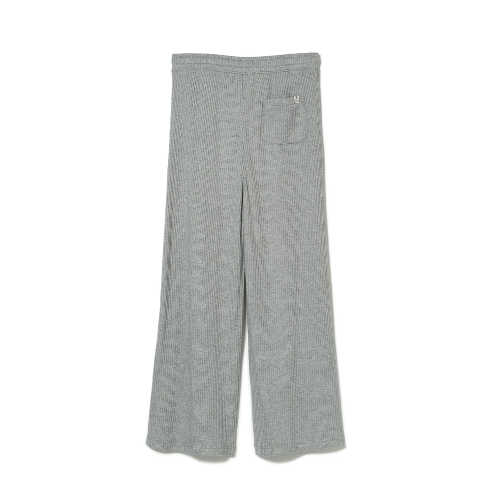 RIB WIDE PANTS