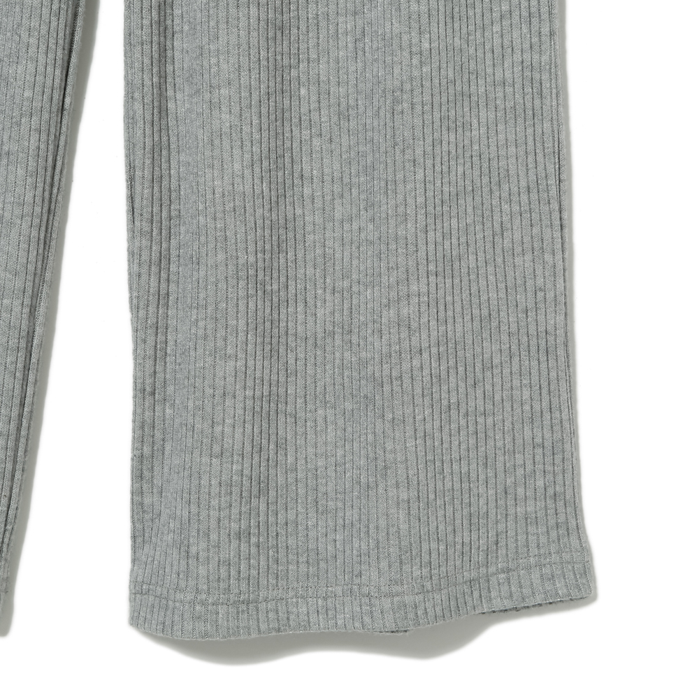 RIB WIDE PANTS