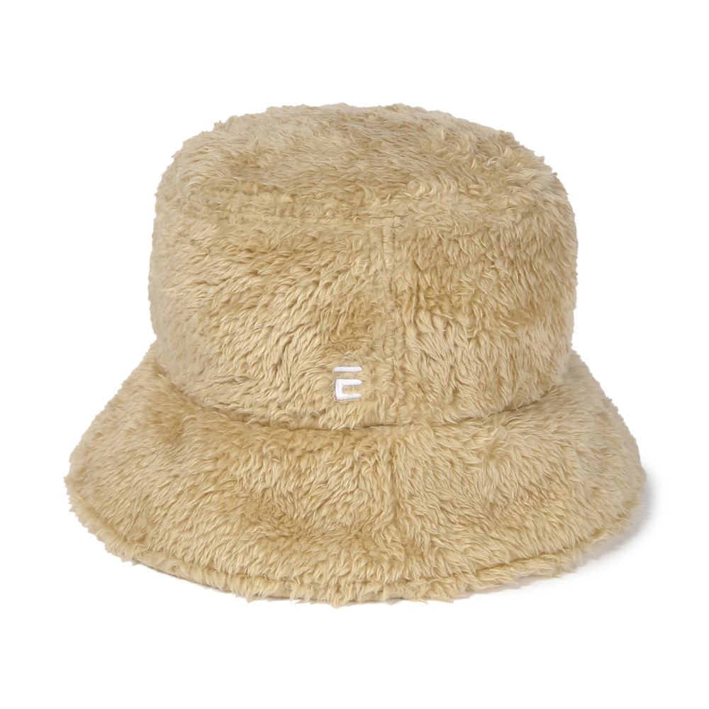 FUR LOGO BUCKET HAT