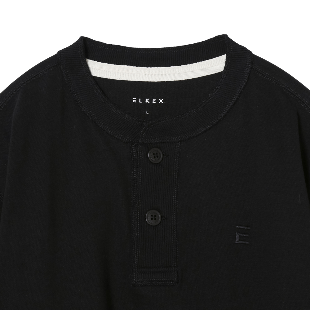 S/S BASIC HENLEY TEE