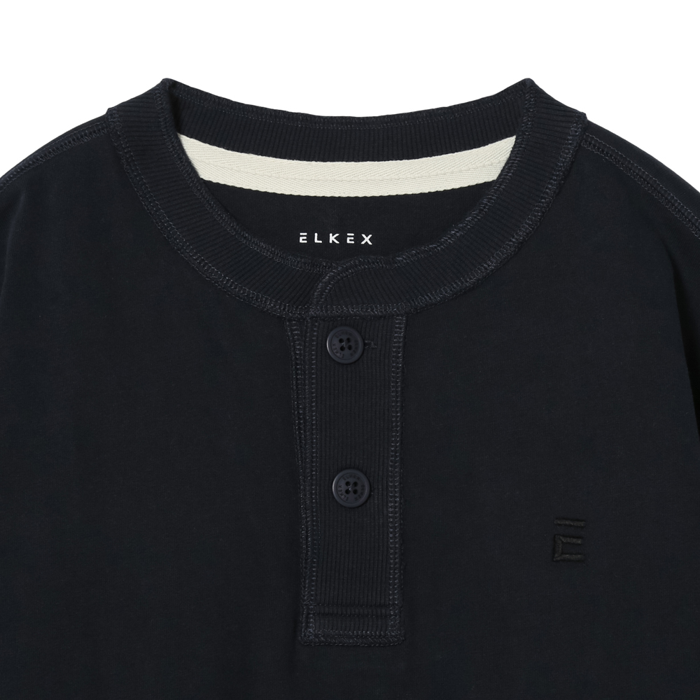 S/S BASIC HENLEY TEE