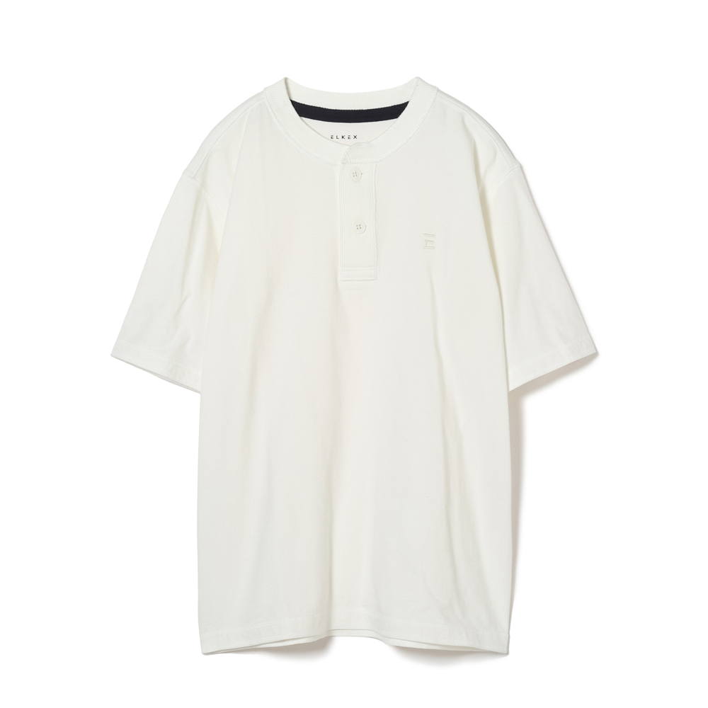 S/S BASIC HENLEY TEE