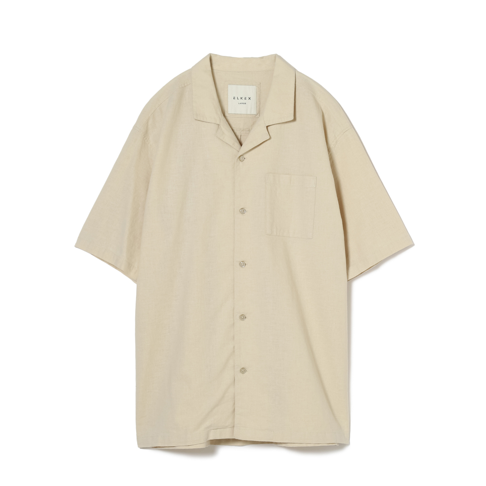 S/S LINEN OPEN SH