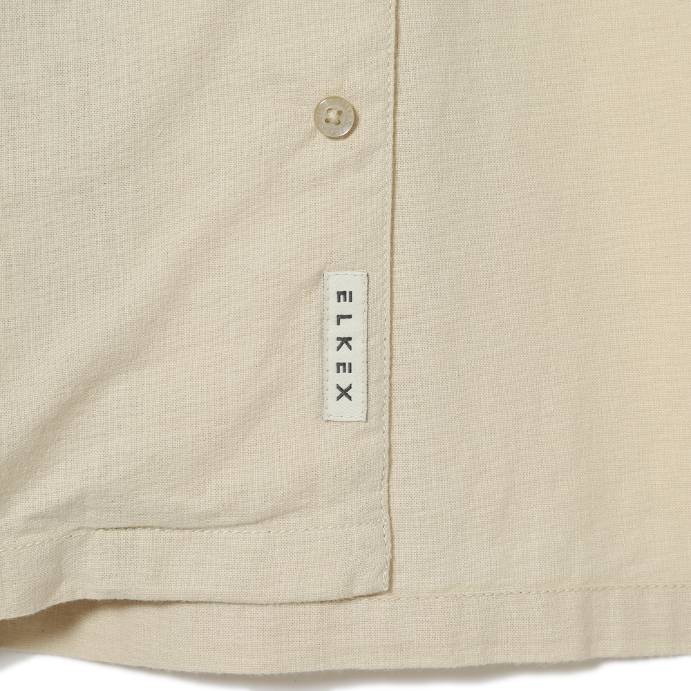 S/S LINEN OPEN SH