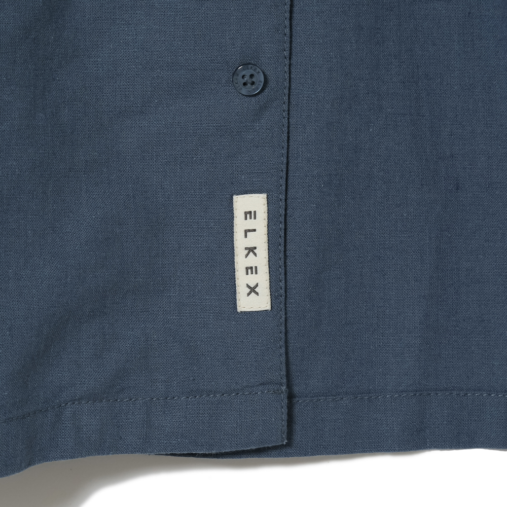 S/S LINEN OPEN SH