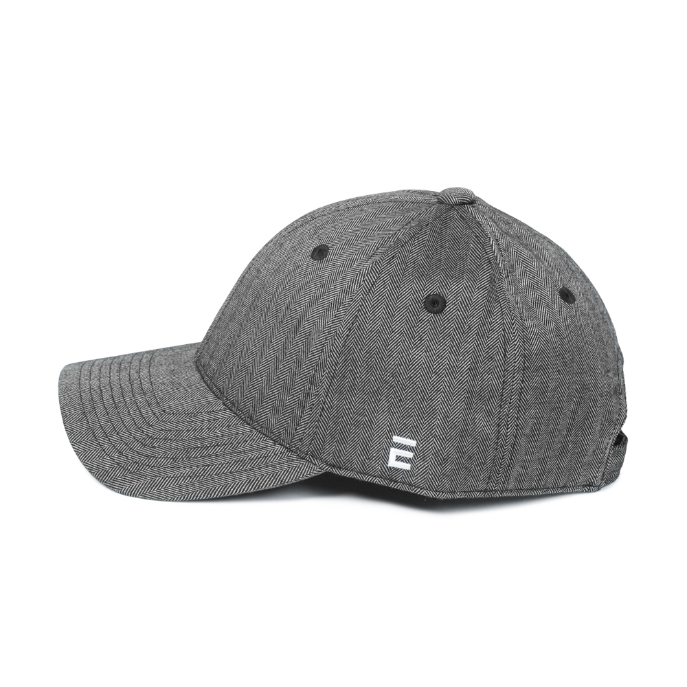 E-LOGO HERRINGBONE CAP