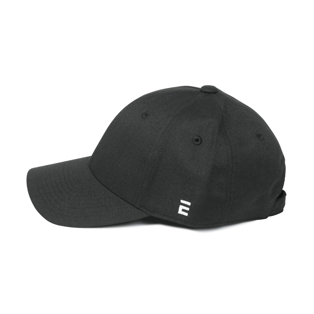 E-LOGO HERRINGBONE CAP