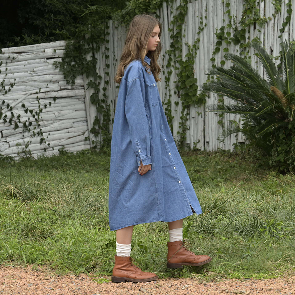 L/S DENIM OP