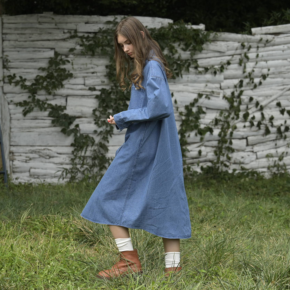 L/S DENIM OP