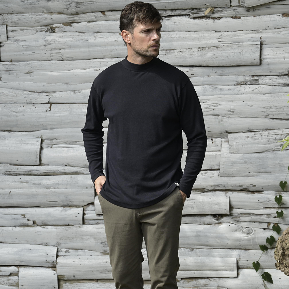 L/S MUJI SOFT CREW T