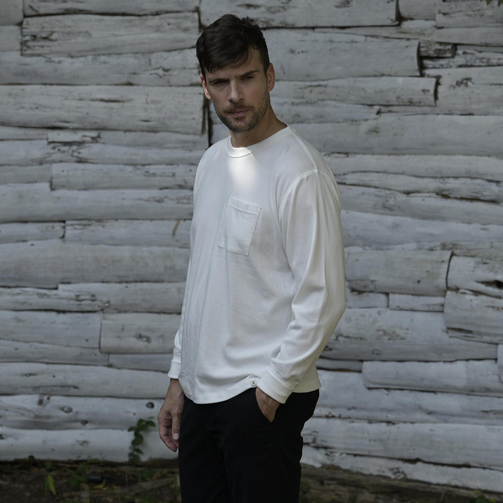 L/S MUJI SOFT MOCK T