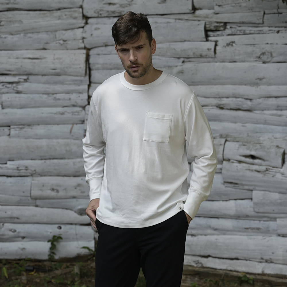 L/S MUJI SOFT MOCK T
