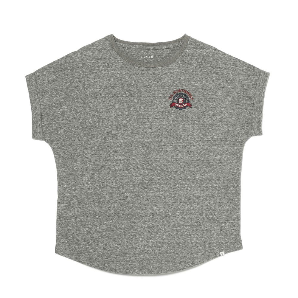 S/S EMBLEM ROLLUP TEE