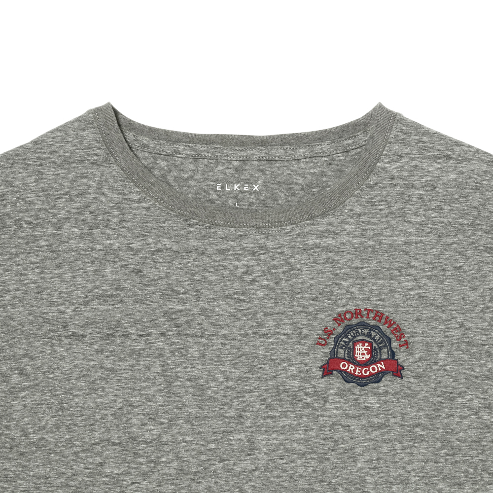 S/S EMBLEM ROLLUP TEE