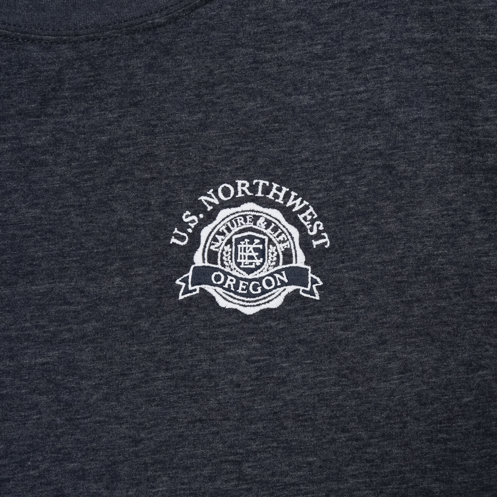 S/S EMBLEM ROLLUP TEE