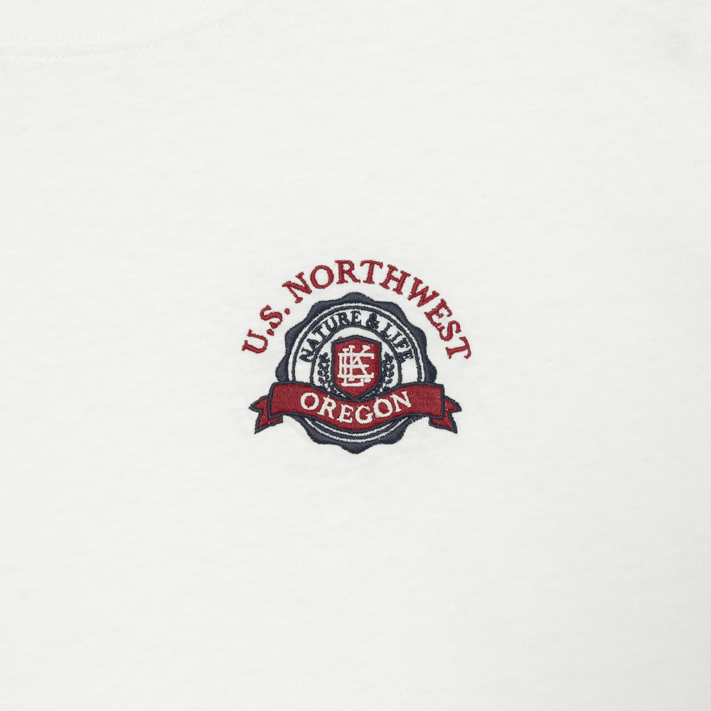 S/S EMBLEM ROLLUP TEE