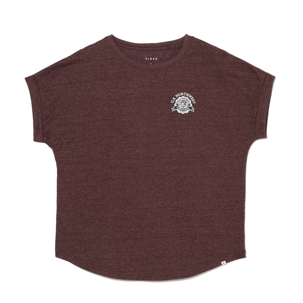 S/S EMBLEM ROLLUP TEE