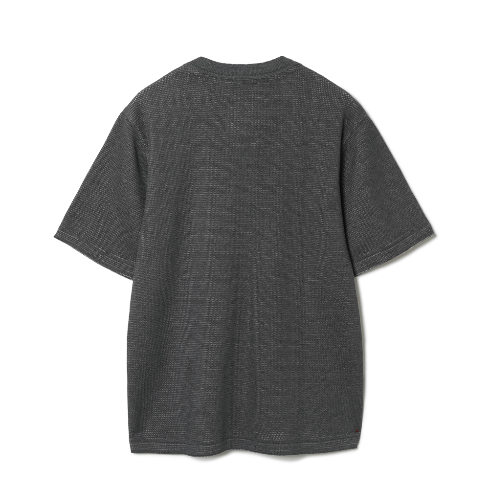 S/S WAFFLE HENLEY TEE