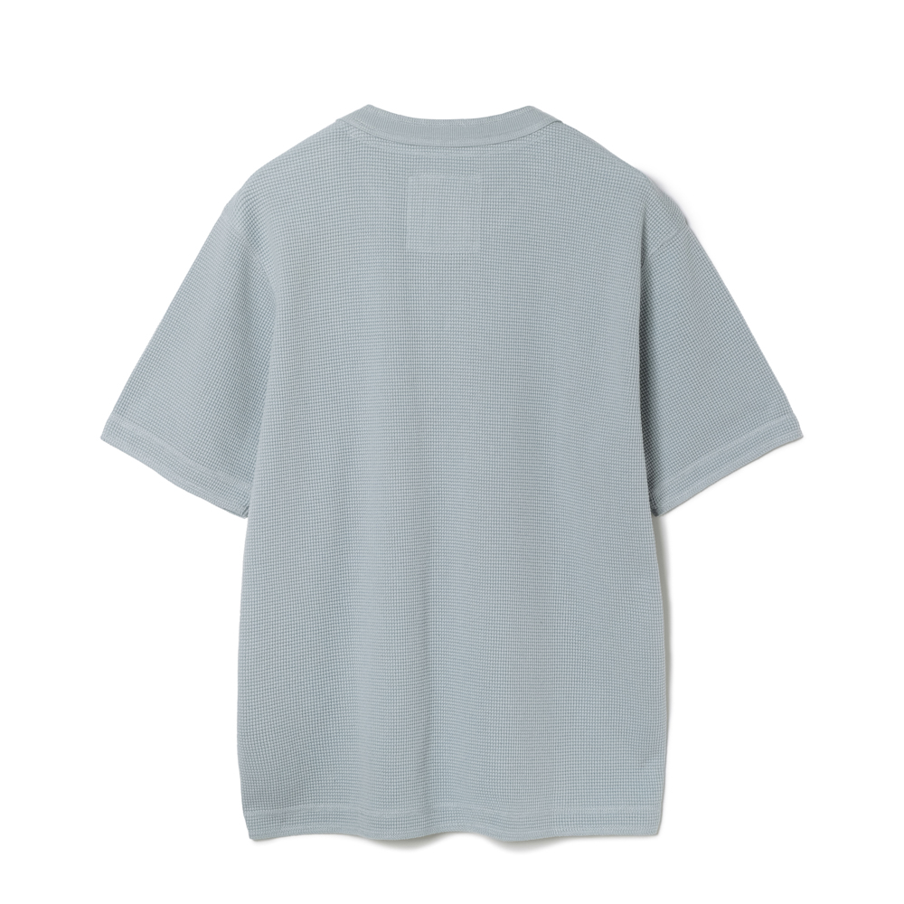 S/S WAFFLE HENLEY TEE