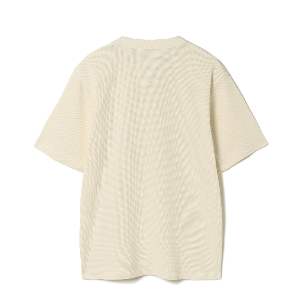 S/S WAFFLE HENLEY TEE