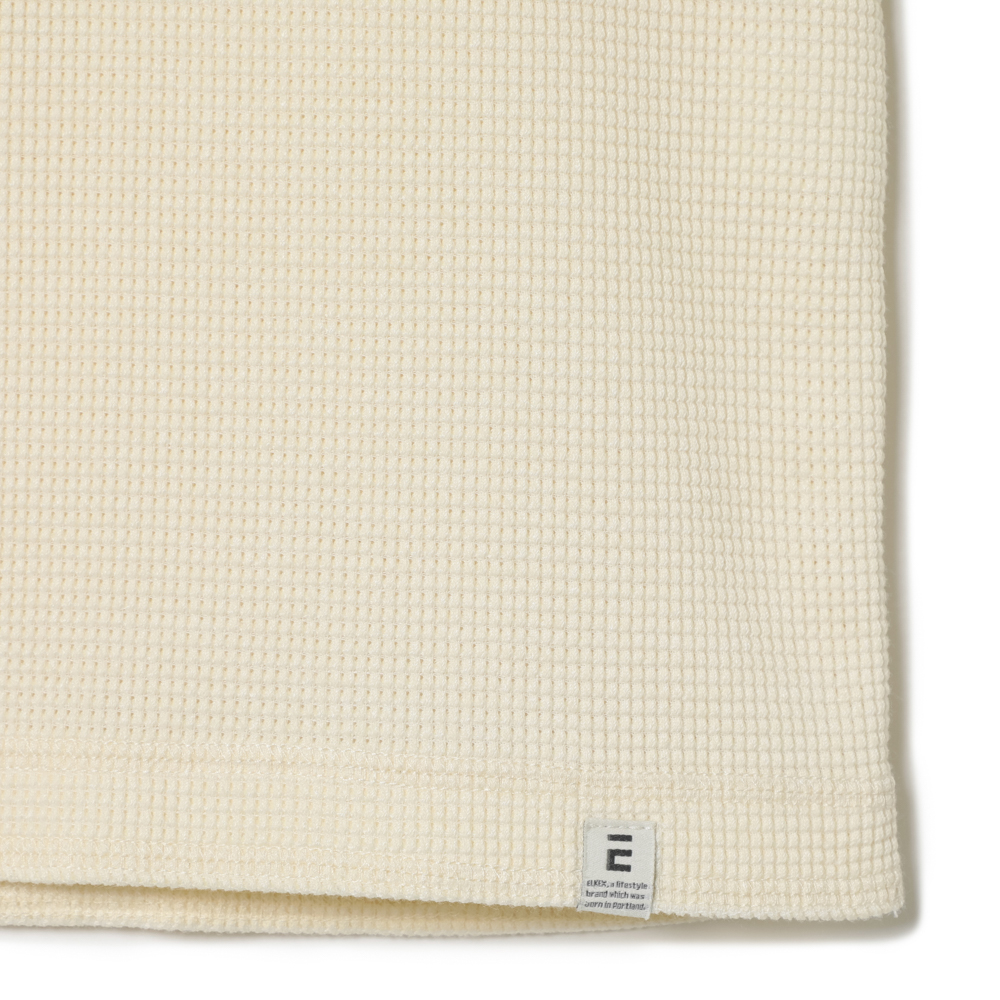 S/S WAFFLE HENLEY TEE