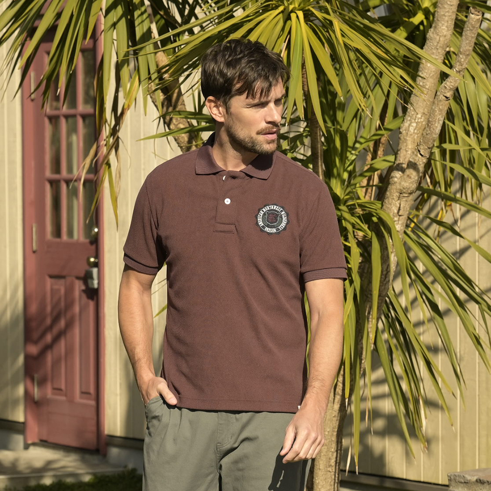 S/S PIQUE POLO EMB