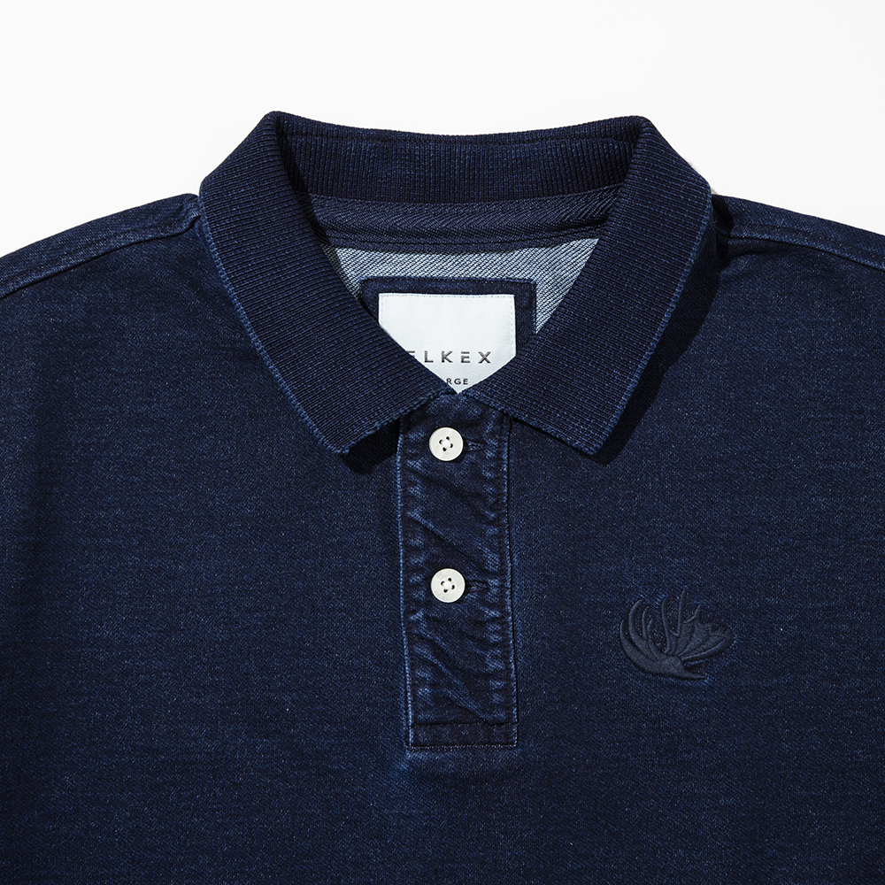 S/S INDIGO POLO