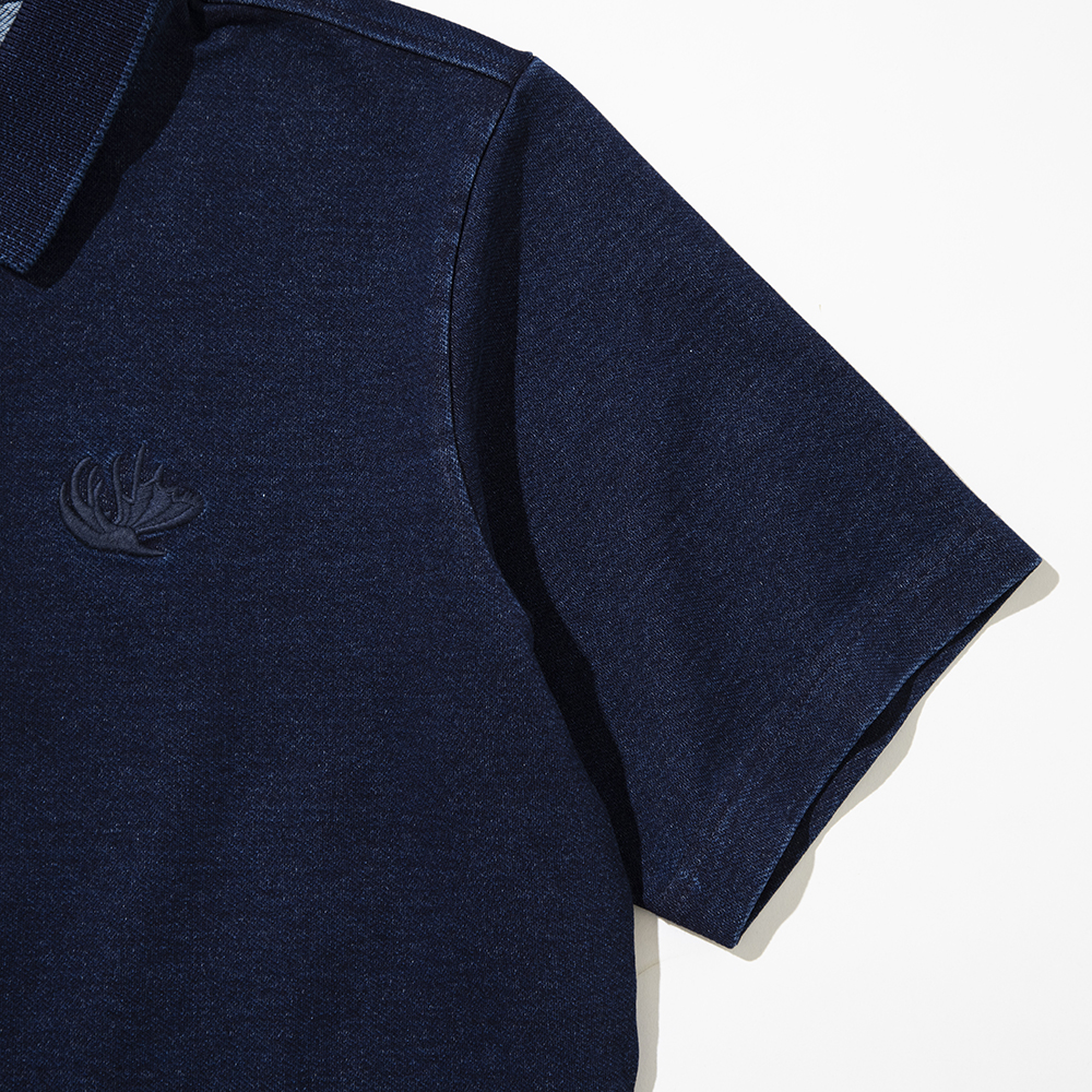S/S INDIGO POLO