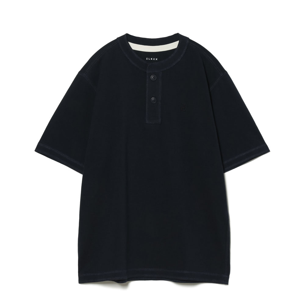 S/S BASIC HENLEY TEE