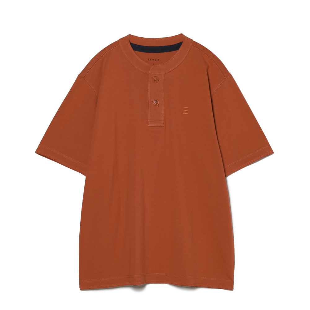 S/S BASIC HENLEY TEE
