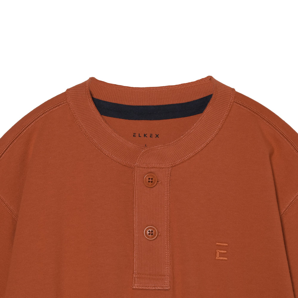S/S BASIC HENLEY TEE