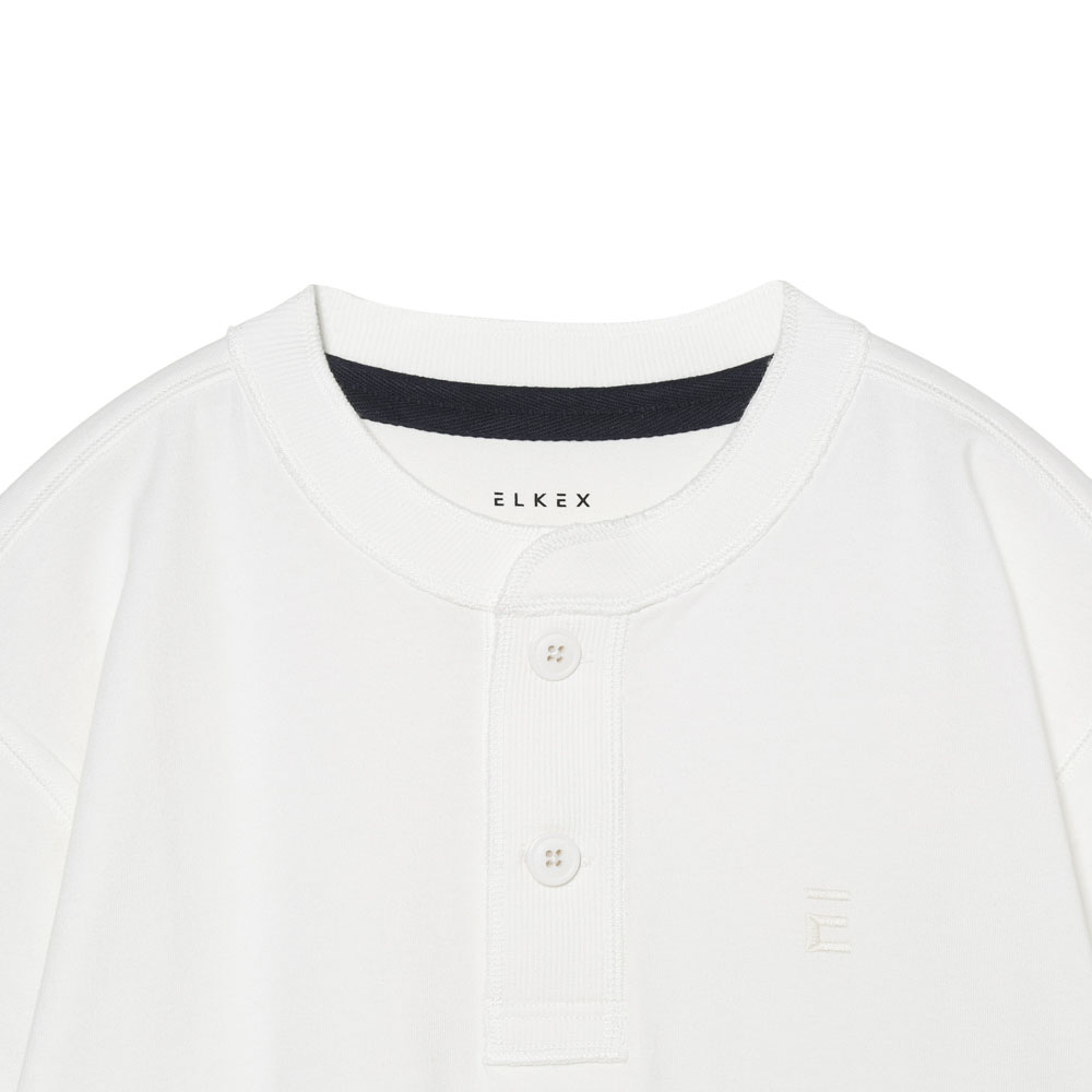S/S BASIC HENLEY TEE