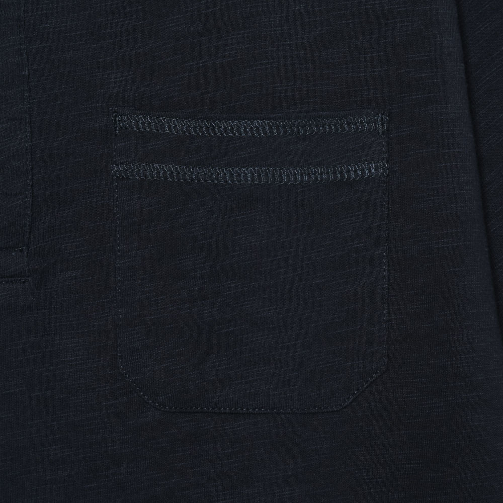 S/S SLAB HENLEY TEE